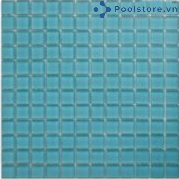 Gạch Mosaic Thủy Tinh Màu Xanh Lam 4CB302