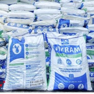 Chất lắng cặn PAC dùng cho hồ bơi 25Kg