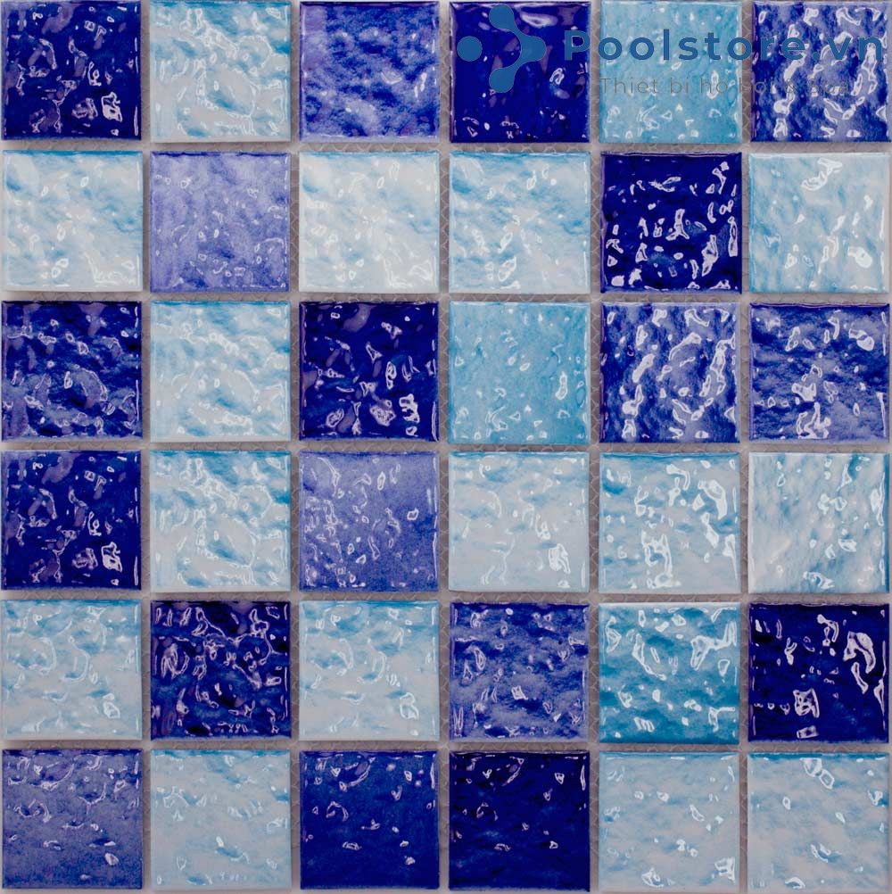 Gạch Mosaic Gốm Men Hoa M48TW323