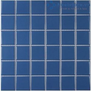 Gạch Mosaic Gốm Ceramic Đơn Màu 48TN335 xanh dương