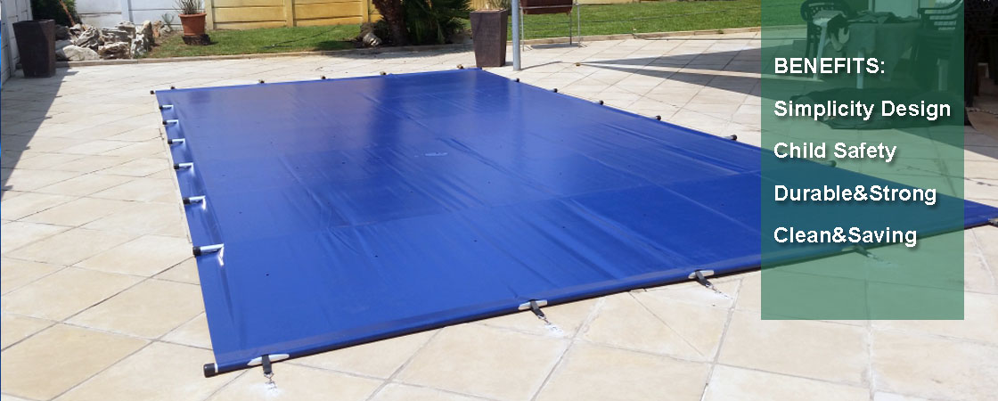 PVC pool covers- solid pool cover-aluminum frames pool cover-Landy