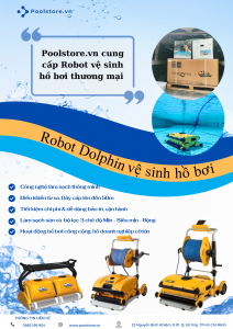 Poolstore.vn cung cấp robot vệ sinh hồ bơi thương mại | Thiết bị hồ bơi
