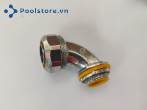 Đầu nối góc 90 độ, kẽm đúc 3/4"