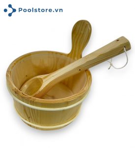 Xô Gáo Gỗ Phòng Xông Hơi