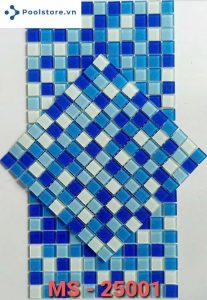 Gạch Mosaic thủy tinh MS-25001