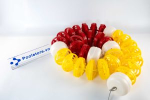 Dây Phao Phân Làn Hồ Bơi 2 màu Vàng & Đỏ DF F105