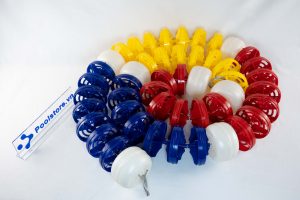 Dây Phao Phân Làn Hồ Bơi 3 màu Xanh, Vàng, Đỏ DF F105