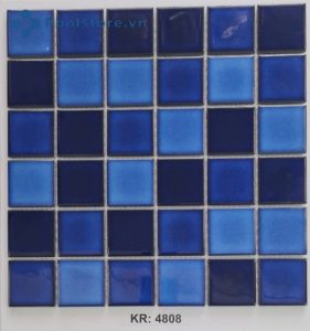 Gạch Mosaic Gốm Men Hoa KR-4808