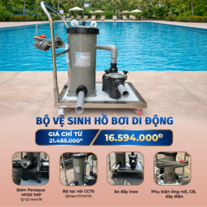 Bộ vệ sinh di động hồ bơi Waterco
