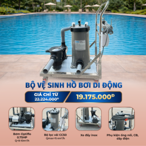 Bộ vệ sinh di động hồ bơi Waterco
