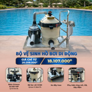 Bộ vệ sinh di động hồ bơi Pentair