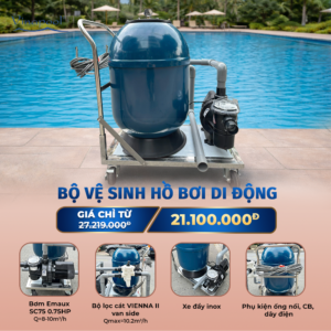 Bộ vệ sinh di động hồ bơi Peraqua (lọc cát)