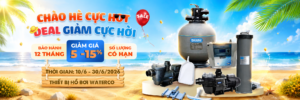 Khuyến mãi thiết bị hồ bơi Waterco - Vinapool